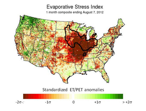 Evaporative Stress Index
