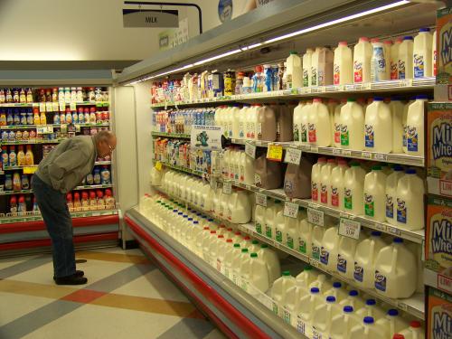 milk aisle