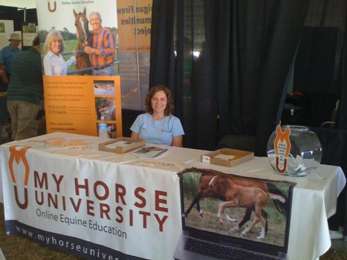 MHU booth at Ag Expo