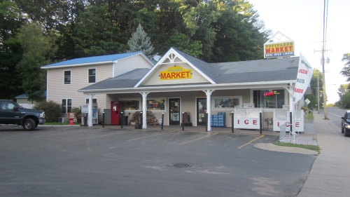 Topinabee Market after completed façade improvments