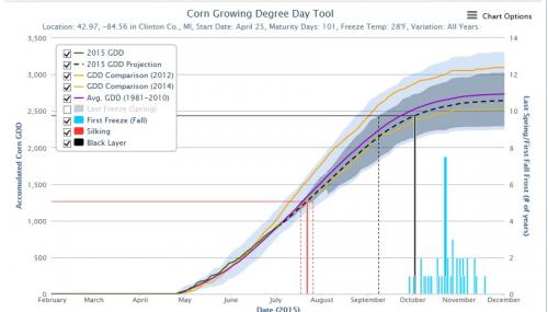 Corn Maturity Chart