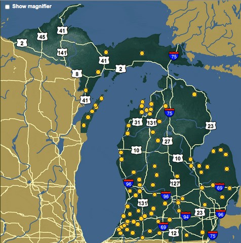 Enviro-weather map