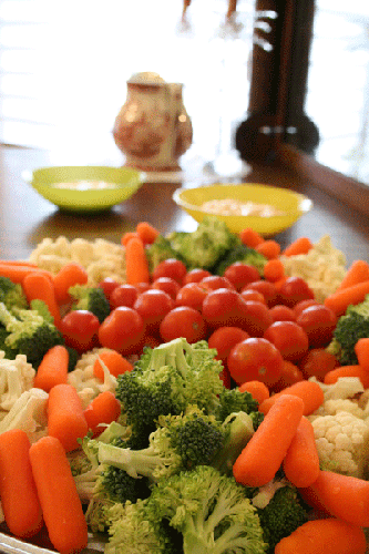 Veggies on the table