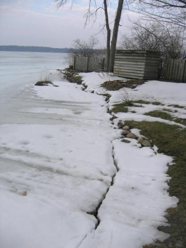 ice on lake