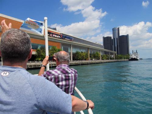 Detroit skyline from Summer Discovery Cruises June 2013 image