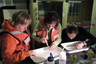 Teachers aboard R/V Lake Guardian