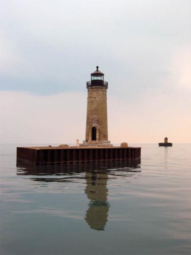 Light house on Lake St. Clair image