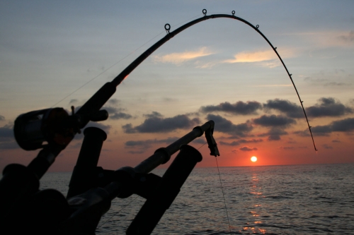 Fishing in Lake Huron