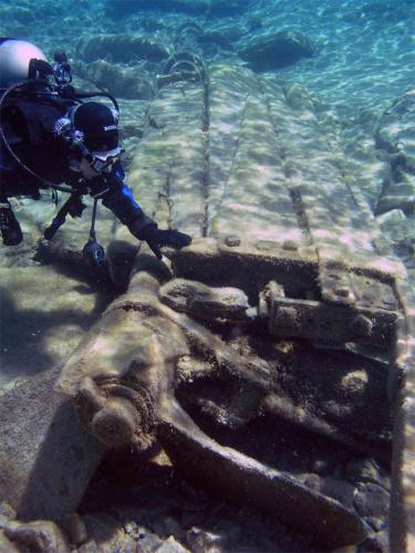 Shipwrech dive in northern Lake Huron image.