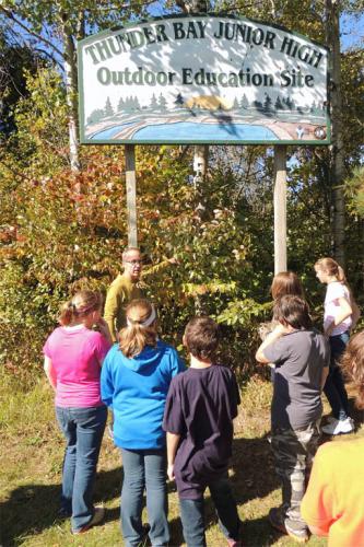 Thunder Bay Jr High Outdoor Education site image.