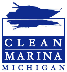 Michigan Clean Marina program logo.