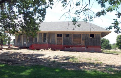 Port Hope Depot building in new location image.