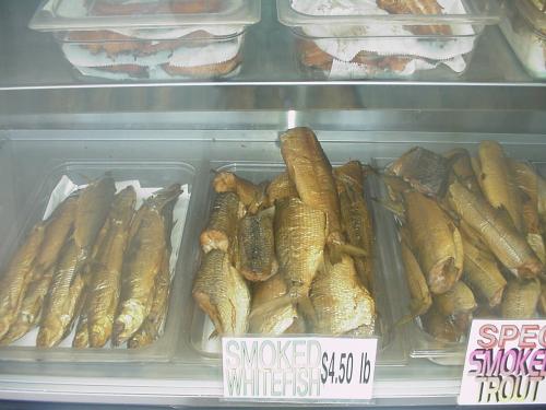 Smoked whitefish. Photo courtesy of Ron Kinnunen, Michigan State University Extension, Michigan Sea Grant