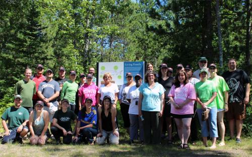 Teachers participating in 2013 Lake Huron Place Based Education workshop image.