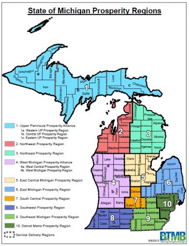 Regional boundaries