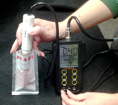Calibrating meter