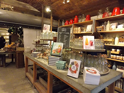 Beverage and book display