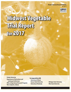 Cover of midwest vegetable trial report