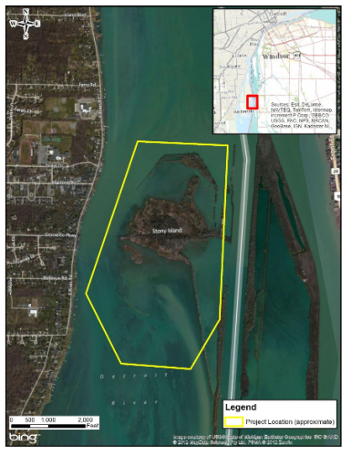 map of Stony Island area