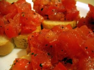 Recipe: Late summer tomato bruschetta