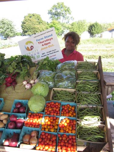 Urban farm stand