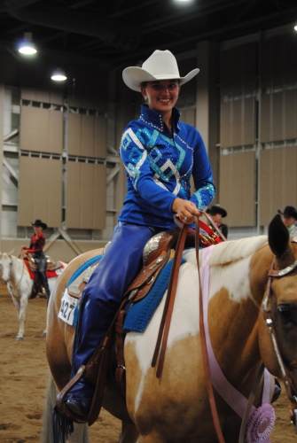 A 4-H youth competes at the 2012 State Horse Show