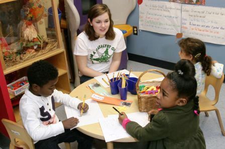 Community service in a daycare center