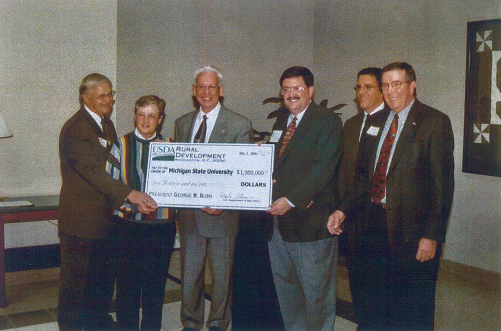 Peterson receiving funding for the MSU Product Center