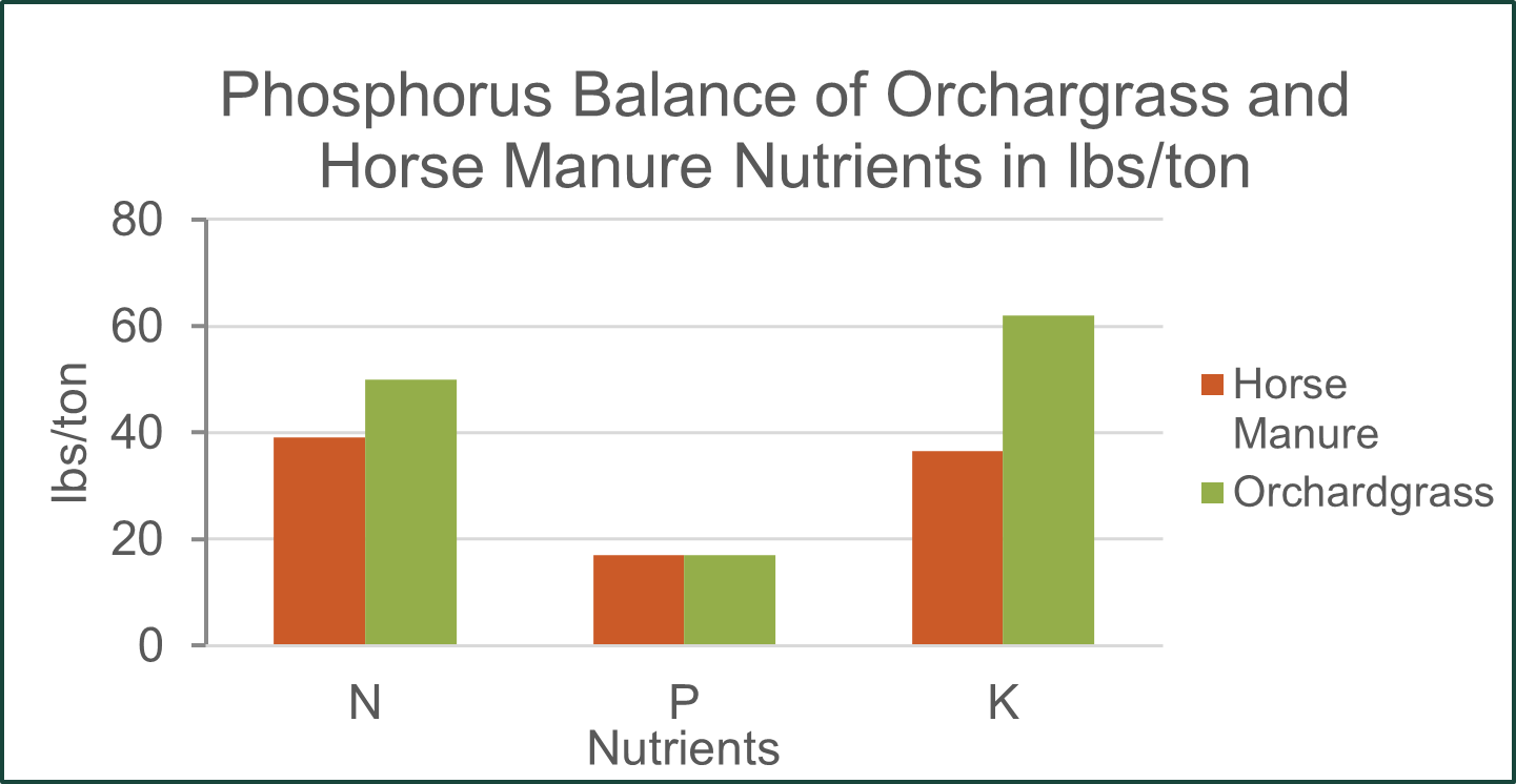 Horse manure nutrients