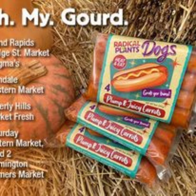 packs of plant based hot dogs