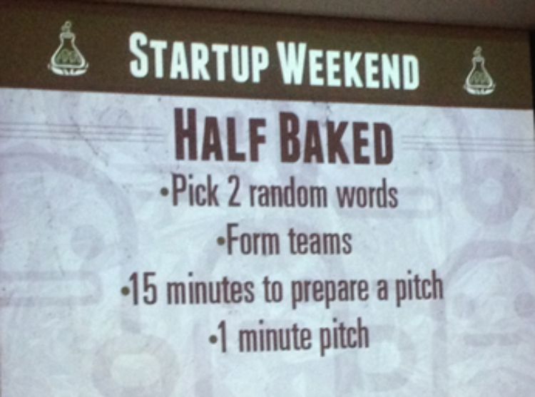 Startup Weekend created opportunities for participants to collaborate during various break-out sessions.