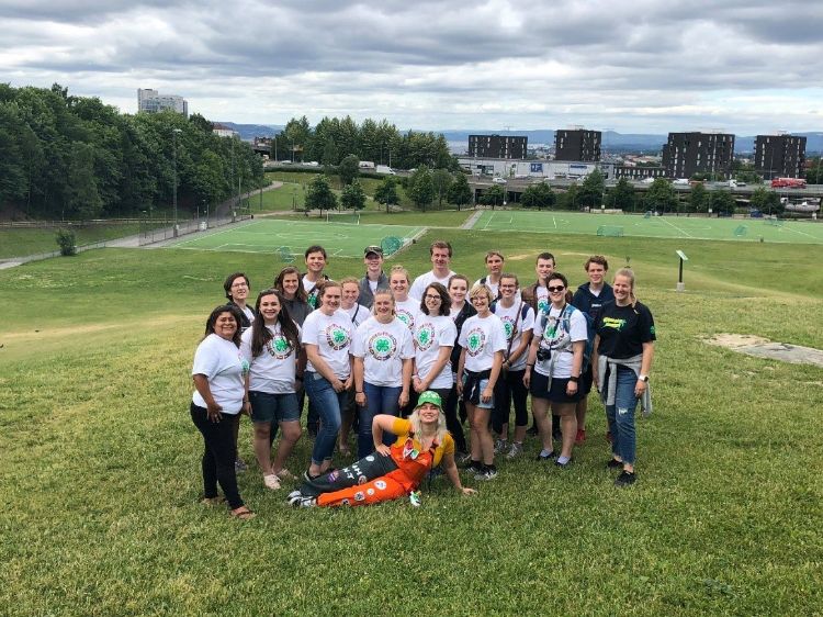 States’ 4-H 2018 Outbound Norway group with two Michigan youth