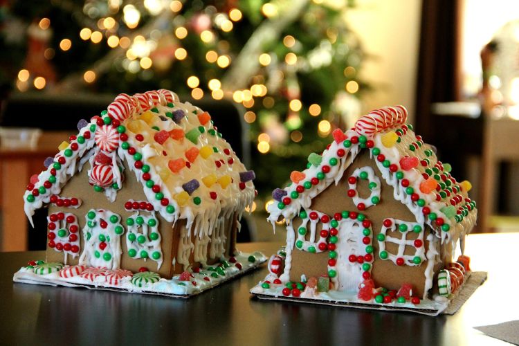 Gingerbread houses.