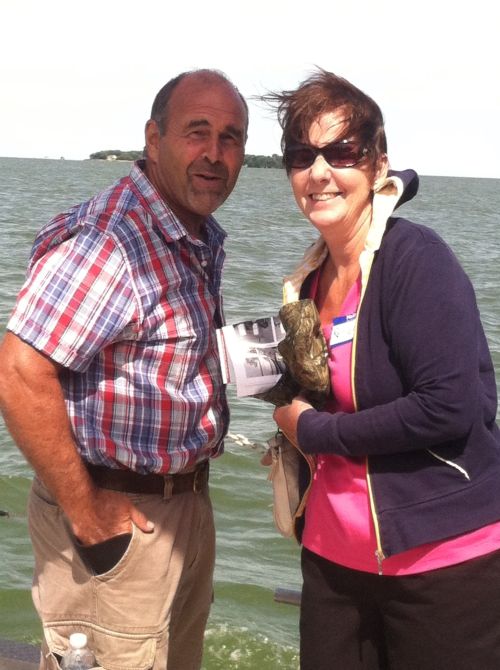 John & Renee Weidmayer visit Lake Erie in summer 2015. Photo Credit: Amy Gilhouse