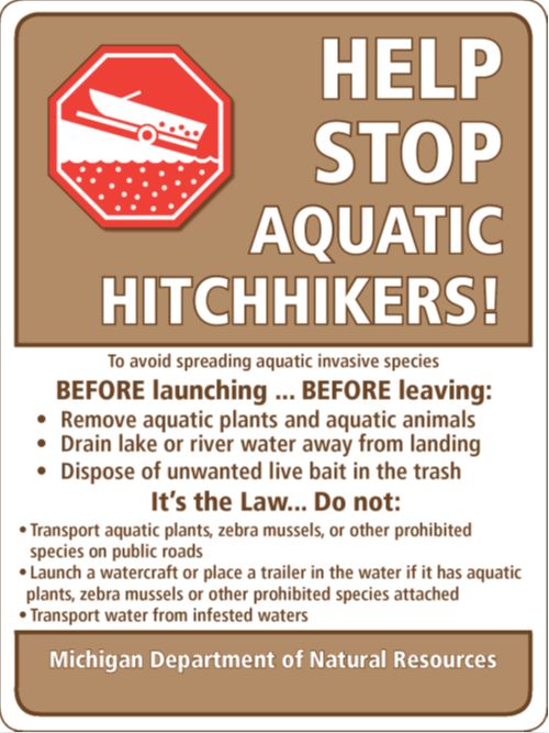 Help Stop Aquatic Hitchhikers! Photo credit: Michigan Department of Natural Resources l MSU Extension