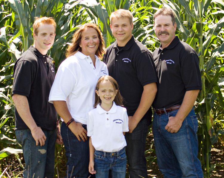 2015 MSU Dairy Farmer of the Year Mike Rasmussen operates Hillhaven Farms along with his family. Pictured, L-R, are Jesse, Sonja, Wilbert, Mike and Gracie Rasmussen. Photo by J.R. Dude Photography.