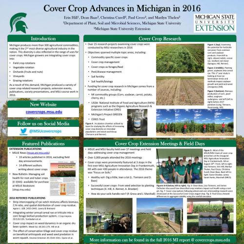 2016 MI cover crop activities poster